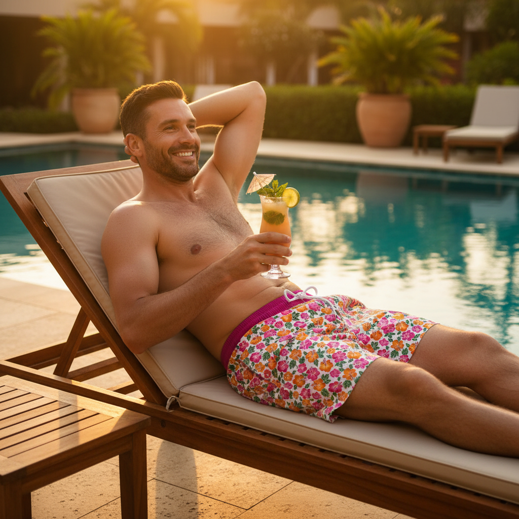Tropical Gardens on White — Image 3 UGC Poolside