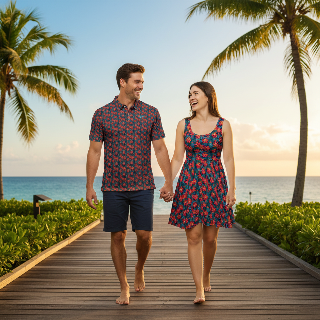 Tropical Jungle Floral - Couple