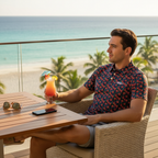 Tropical Jungle Floral - Hotel Terrace
