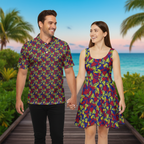 Vibrant Abstract Floral - Couple