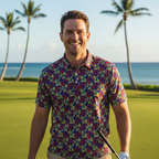 Vibrant Abstract Floral - Golf