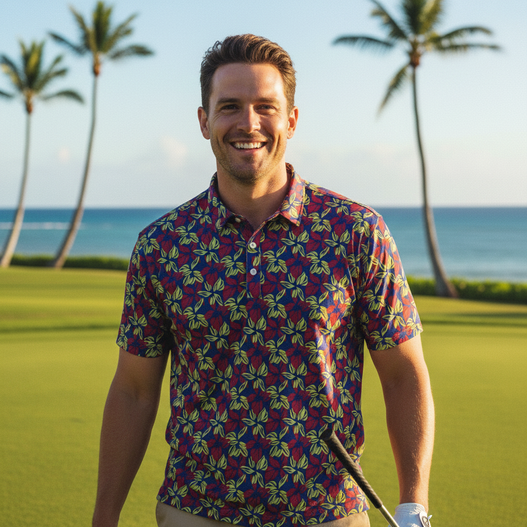 Vibrant Abstract Floral - Golf