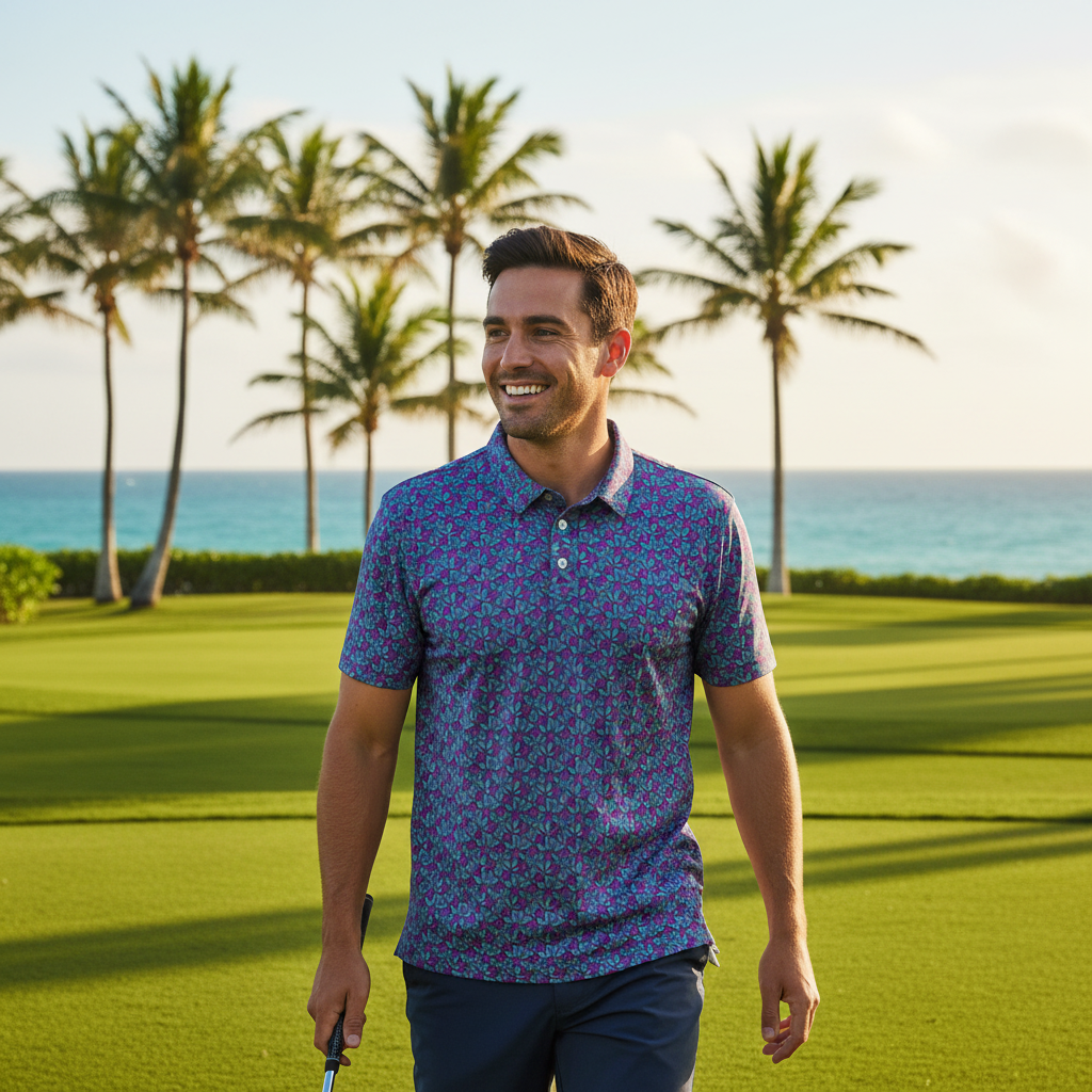 Vining Floral Mosaic - Golf Revised