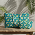 Weekender + Cosmetic Bag Detail