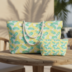 Weekender + Cosmetic Bag Detail