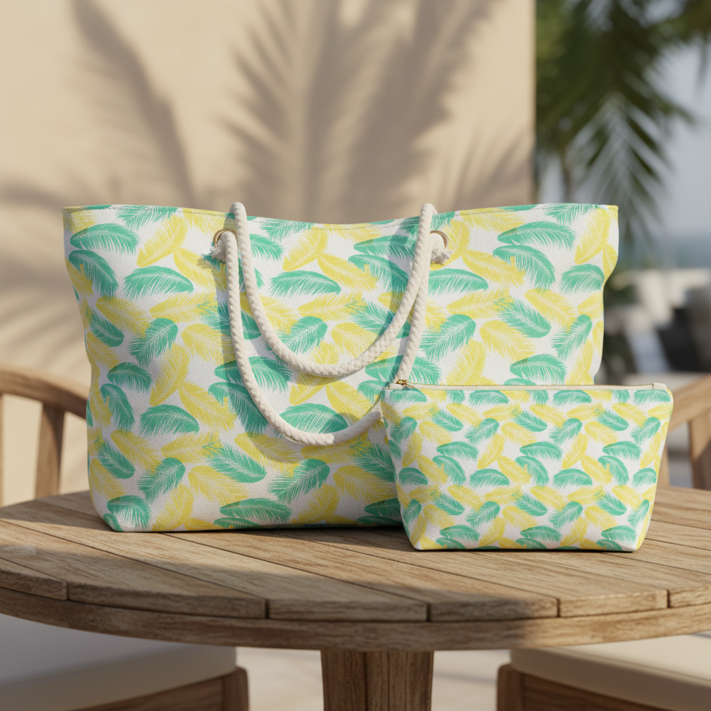 Weekender + Cosmetic Bag Detail