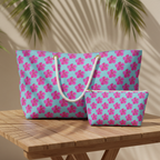 Weekender + Cosmetic Bag Detail