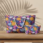 Weekender + Cosmetic Bag Detail