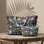 Weekender + Cosmetic Bag Detail
