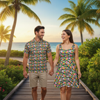 Zebra Hibiscus - Couple